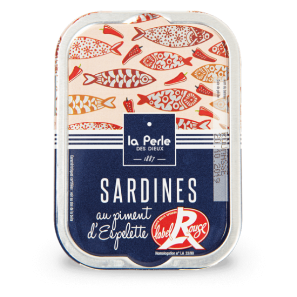 Kombinieren Sie Rouge-Sardinen mit Espelette-Pfeffer