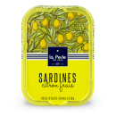 Sardinen in Olivenöl und frischer Zitrone